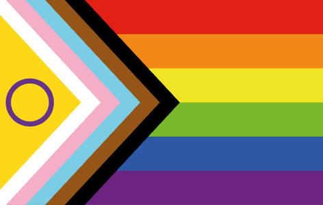 Pride flag aka rainbow flag lgbtqia+