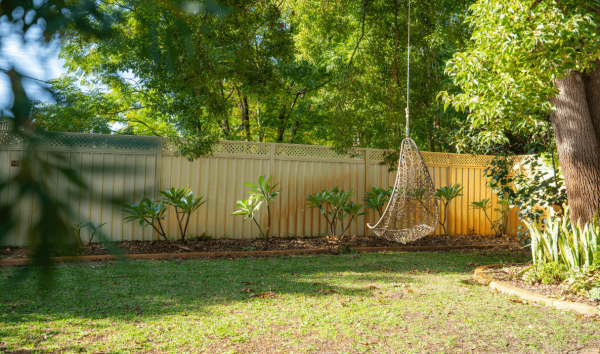 Outdoor garden swing