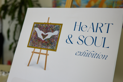 A welcome poster for a Richmind WA Heart and Soul exhibition