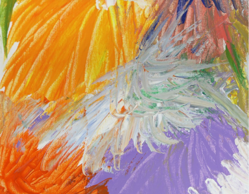 One of Kristian Eaton's paintings from HeArt and Soul Exhibition